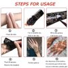 QSTOHENA Henna Tattoo Stencils kit, 12 Sheets Temporary Tattoo Stickers for Women Girls Indian Arabian Reusable Hand Tattoo Templates
