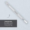 Mehaz Stainles Steel Mani-Prep Cuticle Pusher & Cleaner, 5"