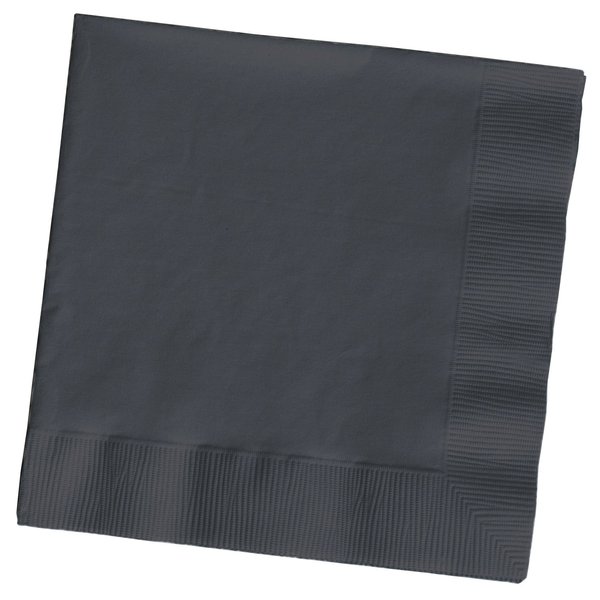 Luncheon Napkins 6.5"X6.5" 50/Pkg-Black Velvet