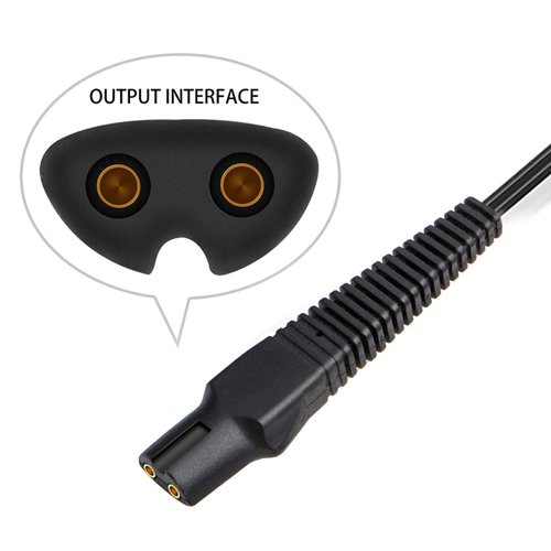 Power Cord for Braun Shaver Series 7 3 5 9 1 Charger for Braun 3040S S5 340S-4 310S 9290CC Replacement 12V 400mA AC Adapter for 730 720s-3 720s-4 5877 5884 5887 Power Supply