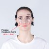 Qiancheng Nose Guard Face Shield for Broken Nose for Women Teenagers, Protective Face Mask L5 Medium Size with Padding, QC-L5-M