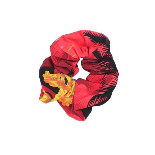 Hawaii Hangover Hair Tie Scrunchies in Susnet Red 1 Pack