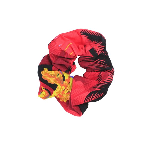 Hawaii Hangover Hair Tie Scrunchies in Susnet Red 1 Pack