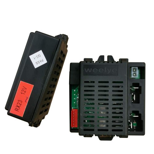 weelye RX23 12V 2.4G Bluetooth Remote Control and Receiver for Kids Ride On Toys, 12V Control Box Motherboard Accessories for Kids Powered Wheel Circuit Board Replacement Parts