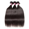 UNice Hair Brazilian Straight Hair 3 Bundles Hair Weft 100% Unprocessed Virgin Human Hair Extensions Weave Natural Color (10 12 14inch)