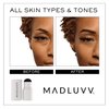 MADLUVV Brow Stamp Refill* - Color Stamp for Brows & Root Touch Up for Women & Men, Instantly Conceal Hair Loss, Grey Hair, Thinning Hair with Stain-Proof/Smudge-Proof Powder Formula (Dark Brown)