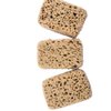 Michelle's Melting Pot Foam Bath Sponge Shower Sponge 3 Count (Tan Exfoliating)