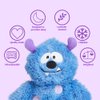 Warmies Microwavable & Weighted Stuffed Animals, Blue Monster - Heated Stuffed Animal Plushie for Warmth & Comfort - Cute Soft Plush Toys for Adults & Children (Boys, Girls, Babies & Toddlers)
