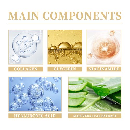 lisade Collagen Hand Cream, Niacinamide Hand Cream,Moisturizing Hydrating Repair Hand Creme for Dry Hands, Dry Skin Relief Non-Sticky Hand Cream,Collagen Body Cream Lotion for Women