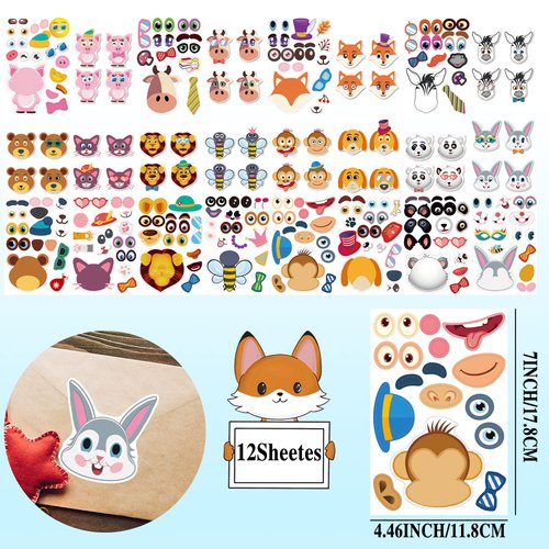 120pcs Jungle Safari Party Favors Set Stickers Keychains Rings Slap Bracelets Baby Shower Goodie Bag Fillers Jungle Safari Party Supplies Wild Theme Party Favors for Kids