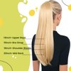 RUNATURE Human Hair Ponytail Extension Blonde Clip in Ponytail Hair Extension Dark Blonde Highlight Caramel Blonde Short Ponytail Human Hair Extensions Straight Pony Tails Hair Extension 12 Inch 70g