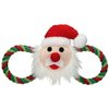 Zanies Holiday Hug Tug Dog Toy, Santa