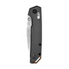 Kershaw Iridium Folding Pocket Knife, 3.4 inch D2 Steel Blade, DuraLock Locking Mechanism, Grey Aluminum Handle, Pocketclip