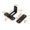 Flip Door Sliding Latch,90 Degree Stainless Steel Latch,Safety Sliding Barn Door Lock,Latch Lock,Right Angle Curved Door,Prevent Corrosions