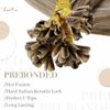 LaaVoo U Tip Hair Extensions Real Human Hair Utip Extensions Human Hair Highlight Ash Brown with Light Blonde Stick Tip Hair Extensions Blonde Pre Bonded Keratin Extensions 18 Inch 50g/50s