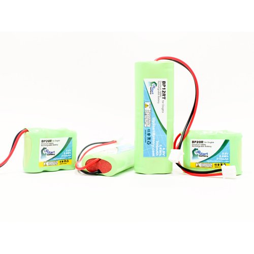 2X Pack - Dog Training Collar Battery Replacement for Dogtra BP12RT and BP20R - Dogtra 300M Transmitter and Receiver Battery