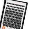 Bodermincer 120pcs 8-10-12-14mm Mixed,10-12-14-16mm Mixed Wide Cluster Clusters Individual Lashes Professional Makeup Individual Cluster EyeLashes Grafting Fake False Eyelashes Eyelash Extension