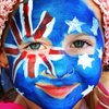 Red White Blue Face Body Paint - USA American Flag 3 Colors Makeup Face Painting Palette for America's Patriotic Events 4th of July, Independence Day, Veterans Day, Halloween, Sports Event
