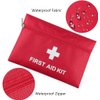AOUTACC 12 Pack Mini First Aid Kit Empty Bag, Travel Empty First Aid Kit Pouch Bag for Emergency at Home, Office, Car, Outdoors, Boat, Camping, Hiking(Bag Only)