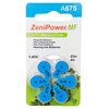 ZeniPower 60 Hearing Aid Batteries Size: 675 + Battery Holder Keychain Kit