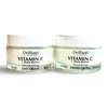 Delfanti-Milano • VITAMIN C & SHEA BUTTER• DUO pack • Day + Night Creams • Face, Neck Décolleté Moisturizing and Nourishing Cream for renewed complexion • Made in Italy