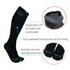 HOYISOX Big and Tall Compression Socks 20-30 mmHg, Comfortable Knee High Socks for Men and Women (as1, alpha, 3x_l, regular, regular, Black)
