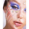 Le Fu Li 9 Sheets Eye Body Face Gems Makeup gems Jewels Rhinestone Stickers Self Adhesive Crystal Rainbow Makeup Diamonds Face Stick Gems for Women Festival Accessory and Nail Art Decorations…