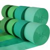 Crepe Paper Streamers St.Patrick's Day Party Streamer 8 Rolls Green Party Streamer for Various Birthday Wedding Festival Party Decorations