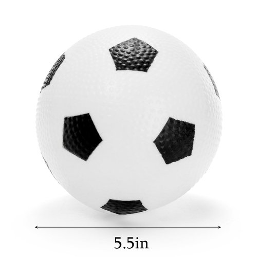 Youeon 16 Pcs 5.5 Inch Inflatable Small Soccer Balls for Kids with Hand Pump, Swimming Pool Balls Beach Balls for Indoor & Outdoor Games, Party Favors, Summer Sports Gift for Adults & Kids
