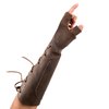 Valhalla Gear, Forearm Guard for Archery Bow, Protective Wrist Arm Bracer, Archers Shooting Quiver, Handmade from Full Grain Leather, Bourbon Brown