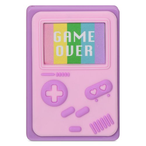 iscream Vintage Video Game Shaped Strawberry Scented Solid Lip Gloss