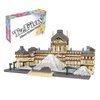 TzFioy Paris Louvre Museum Building Blocks Set (3377Pcs) Famous World Architecture Educational Toys Micro Bricks for Kids Adults