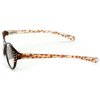 Aloha Eyewear Crystal Lace Cateye Reading Glasses with Multicolored Demi Frames for Women (Brown +2.50)