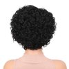 WIGER Short Curly Human Hair Wigs for Black Women Pixie Curly Bob Wig for Women Glueless Side Part Kinky Curly Human Hair Wig None Lace Frontal Deep Curly Hair