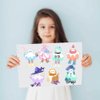 32 Sheet Cute Ghost Stickers,Make Your Own Cute Ghost Stickers for Kids,Make-a-Face Stickers Birthday Party Supplies for Boys Girls Gifts
