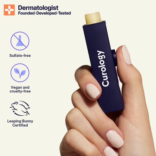 Curology Lip Balm, Nourishing Hydration for Dry Chapped Lips, Shea Butter Softens and Smooths, Subtle Mint