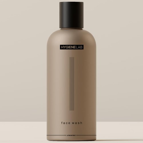HygieneLab Men's Face Wash - EWG Verified, Gentle Daily Facial Cleanser for Men, Hydrating Formula with Aloe Vera, Niacinamide and Vitamin C - 5 fl oz