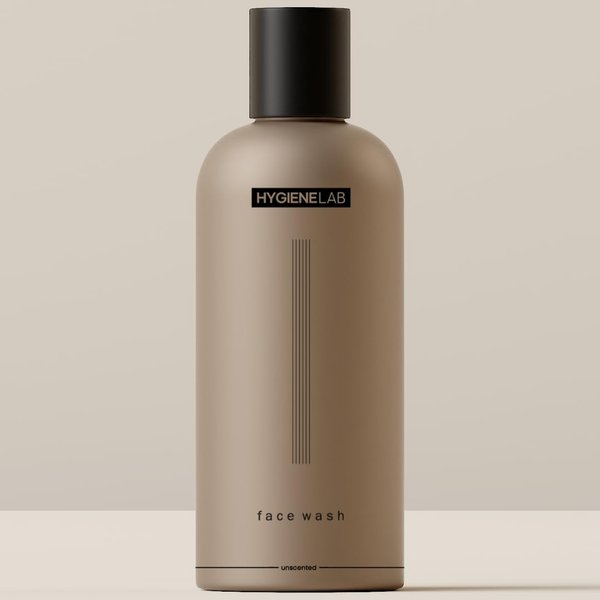 HygieneLab Men's Face Wash - EWG Verified, Gentle Daily Facial Cleanser for Men, Hydrating Formula with Aloe Vera, Niacinamide and Vitamin C - 5 fl oz