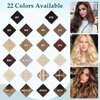 Clip in Hair Extensions Real Human Hair Medium Brown Hair Extensions Clip in Human Hair Long Straight Remy Natural Full Head 8pcs Real Hair Extensions for Women 24inch #4 Medium Brown