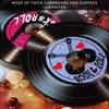 Boao 35 Pcs 50s Party Decorations 7 Inch 1950's Record Wall Decor Rock and Roll Party Decorations Retro Aesthetic Record Sign Cutouts for 50's Themed Party Music Party Supplies