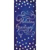 Designer Greetings White Script on Dark Blue Christmas Money & Gift Card Holders