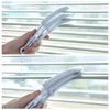 Window Blind Cleaner - 2 Clamps and 5 Removable Sleeves - Ideal Duster Cleaning Tool for Blinds, Shutters, Shades, Air Conditioner Vent Covers, etc. - Quick, Easy, Washable, Reusable - Firm Wipe