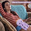 SuzziPals Microwavable & Coolable Octopus Plush, Lavender Octopus Stuffed Animals, Microwave Heating Pad Stuffed Animals for Cramps & Pain, Heated Stuffed Animals Octopus Plushie, Cute Plushies Gifts
