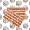 Half Dollar Coin Wrappers, 100 Flat Striped Coin Wrappers