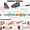 212Pcs 13 Kits Deutsch Connector Kit 2/3/4/6/8/12 Pin DT Connectors 15-20 AWG Deutsch Connector Kit Deutsch Solid Contacts Automotive IP67 Waterproof Electrical Wire Connector Plugs
