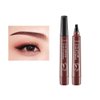 Liquid Eyebrow Pen - Upgrade Eyebrow Pencil TattooPen, Eyebrow Makeu, Long Lasting, Waterproof and Smudge-proof (Reddish brown#3)