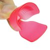 Yimart Pack of 10 Reusable Plastic Toenail Nail Art Soak Off Cap Clip UV Gel Polish Remover Wrap Tool (Pink)