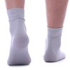 Doc Miller Ankle Compression Sleeve - Heel Brace for Heel Pain - Plantar Fasciitis Foot Wrap for Ankle Support and Neuropathy Relief - 1 Pair Grey Plantar Fasciitis Wrap - Medium Size
