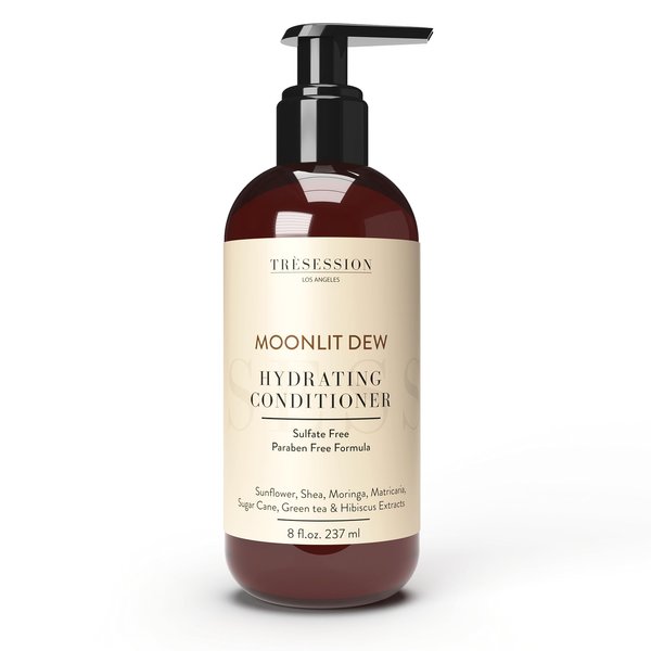 TRÈSESSION Moonlit Dew Hydrating Conditioner | Hydrate Moisturizing Conditioner For Damaged, Color-Treated & Dry Hair | Deep Hydration for Hair Growth & Thinning Hair | Sulfate & Paraben Free 8 OZ