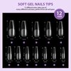 SAVILAND Gel X Nail Kit: All-in-1 Beginner Gel Nail Kit with Nail Drill 0.5Oz Nail Glue Gel 500PCS Long Coffin Nail Tips U V Lamp Acrylic Nail Kit Home Salon DIY Nail Art Gel Kit Manicure Gift